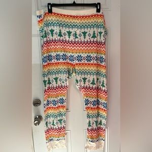 Women’s Old Navy Plus Size Holiday Long John Pajama Pants Size 4X